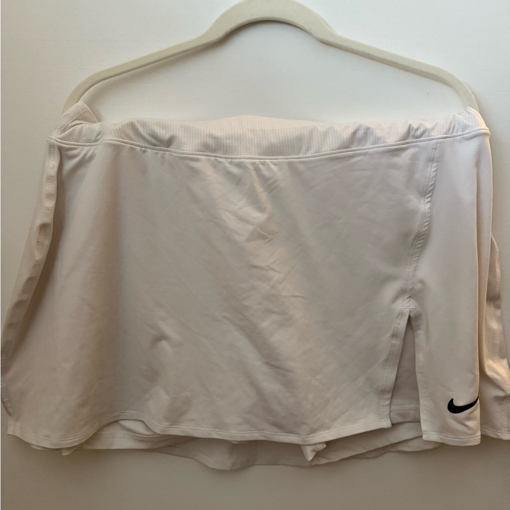 Nike Women's White Skort with Black Logo